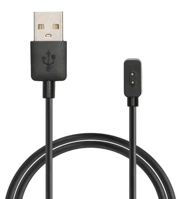 Image de kwmobile Câble USB Charger compatible avec Xiaomi Mi Band 10 / Band 9 / 8 / 8Pro / Redmi Watch 3 Active Câble de charge - Câble de remplacement pour montre intelligente -