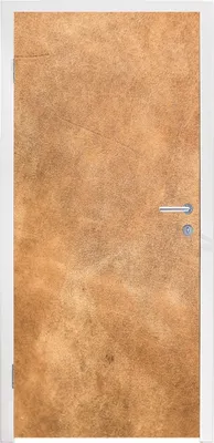 Produktbild von MuchoWow® Türtapete Selbstklebende Türfolie Leder - Strukturiert - Lederoptik - Braun 75x205 cm Türposter Türaufkleber Klebefolie Türklebefolie - XXL-Aufkleber - Tür Tapeten