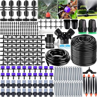 Imagen del producto de Kit de riego por goteo - 318 piezas - Sistema automático - 40 m y 10 m