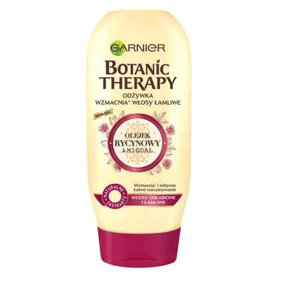 Zdjęcie produktu dla Garnier Botanic Therapy Olejek rycynowy & Migdał Odżywka do włosów osłabionych i łamliwych 200 ml