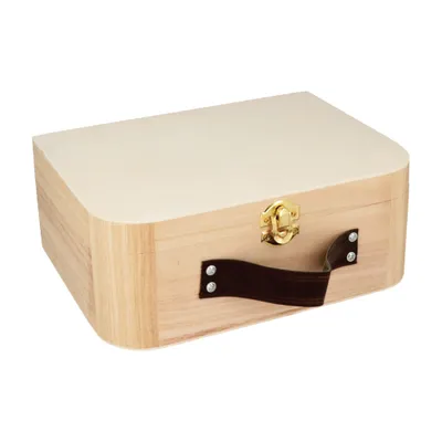 Immagine prodotto di 23x17x9 cm Artemio, valigetta di legno per decorazioni