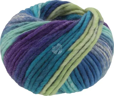 Produktbild von Lana Grossa - Feltro Bosco 0724 blauviolett petrol weißgrün marineblau seegrün tintenblau jeans mint