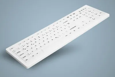 Produktbild von Contour Design Active Key AK-C8100F-FUS-W/GE, Kabellos, RF Wireless, Membran Key Switch, QWERTZ, Weiß