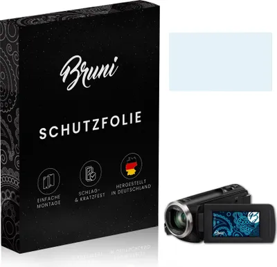 Produktbild von atFoliX 4054274764799, Transparent, Panasonic, HC-V180, Klare Bildschirmschutzfolie, Kratzresistent, Glänzend