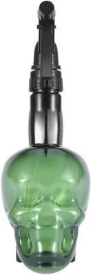 Produktbild von Nachfüllbare Friseursprühflasche in Teufels- und Schädelform, 500 ml, Grün