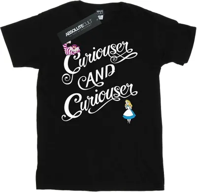 Zdjęcie produktu dla Disney – koszulka męska „Alice In Wonderland Curiouser” BI9921 (L) (czarna)