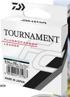 Immagine prodotto di DAIWA Tournament Fluorocarbon Leader, 50m, 0,18mm, 2,3kg / 5,07lbs, trasparente, lenza leader, 12940-018