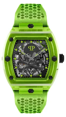 Produktbild von Philipp Plein Automatik Herrenuhr The $keleton Crystal