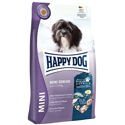 Produktbild von Happy Dog - fit & vital Mini Senior | 4kg