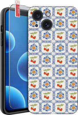 Obrázok produktu pre Puzdro pre iPhone 13 | 14 | DIZAJNY | MATNÉ SILIKÓNOVÉ PUZDRO + SKLO 9H