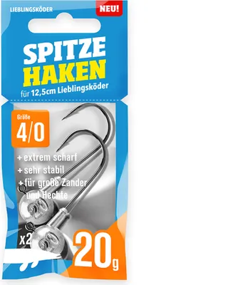 Produktbild von Lieblingsköder spitze Haken 20g #4/0