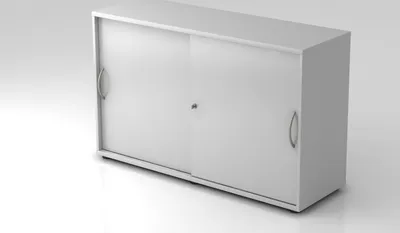 Produktbild von Schiebetürschrank 1752S BM, 2 OH 120 x 40 x 74,8 cm (BxTxH)