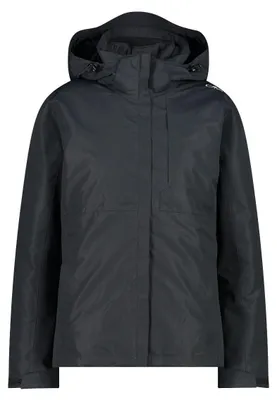 Produktbild von Cmp Woman Jacket Zip Hood Detachbl Titanio 46