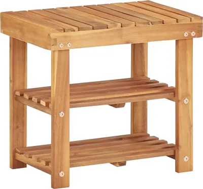 Obrázek produktu pro Botník 50 x 32 x 45 cm masivní akáciové dřevo