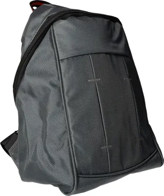 Produktbild von Grauer Rucksack 32x32x12 cm mit gepolstertem Rücken und verstellbaren Schultergurten