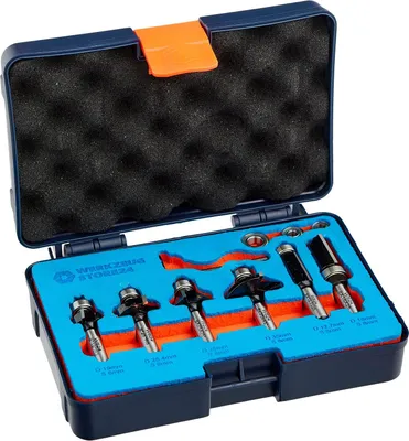 Produktbild von WS24 Fräser-Set 8 mm Schaft 6tlg. - WS24-100062