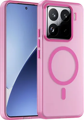Produktbild von Mobigear Shockproof  Xiaomi 15 Pro MagSafe Hülle Hardcase Backcover - Pink