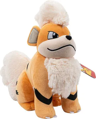 A plush toy of the Pokemon Growlithe.