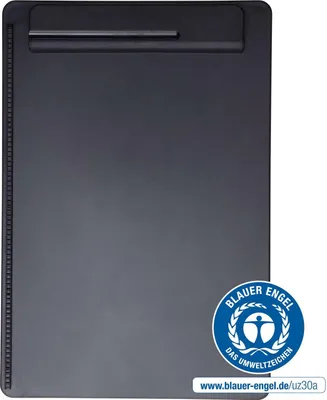 Produktbild von MAUL Klemmbrett MAULgo Recycling A4 Hochformat PS-Kunststoff schwarz