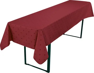 Produktbild von Erwin Müller Biertisch-Tischdecke Neuss" burgund 110x260 cm"