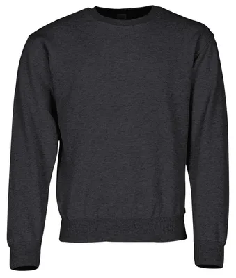 Produktbild von Classic Set-In Sweat ,Farbe: dunkelgrau meliert + GRATIS MyShirt Stoffbeutel ,Größe: 2XL