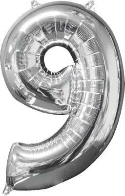 Produktbild von Amscan 2798901, Spielzeugballon, Folie, Silber, Anzahl, 58 cm, 5 Stück(e)