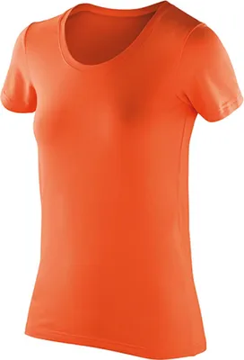 Produktbild von SPIRO S280F | Damen Impact Softex® T-Shirt / Ideal veredeln mit ihrem Logo - Farbe: Tangerine - Größe: S (10)