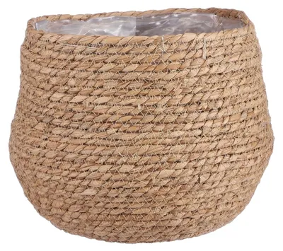 Produktbild von Mica Decorations Blumentopf - Rattan - naturlich - Jute - 24 x 26 cm