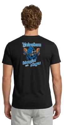 Produktbild von Spreadshirt Paderborn Kämpfen Und Siegen Fußball Männer T-Shirt, M, Schwarz