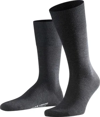 Produktbild von FALKE Airport Herrensocken, Anthrazit-Melange