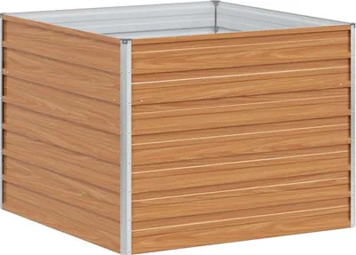 Immagine prodotto di vidaXL Letto rialzato marrone chiaro 100 x 100 x 77 cm Acciaio zincato