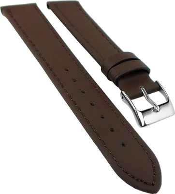 Produktbild von Aqua-Racer Uhrenarmband | Leder, wasserabweisend, braun, Naht 32163, Stegbreite:14mm