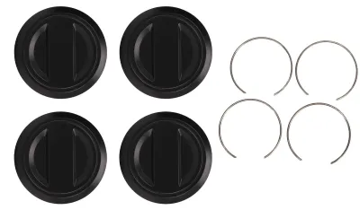 Produktbild von 4PCS Radnabenkappen 1523993‑655 Felgenabdeckung Ersatz für Polaris RZR 4 XP 900 1000