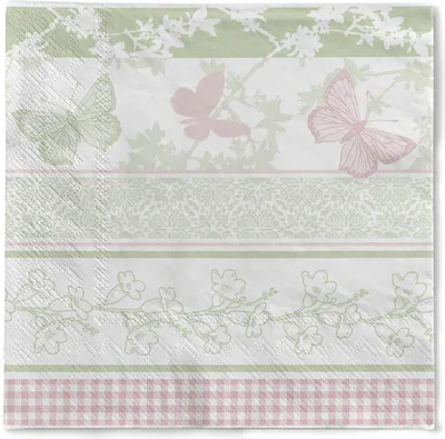 Produktbild von Tissue Serviette Astrid, 33 x 33 cm, 100 Stück - Mank