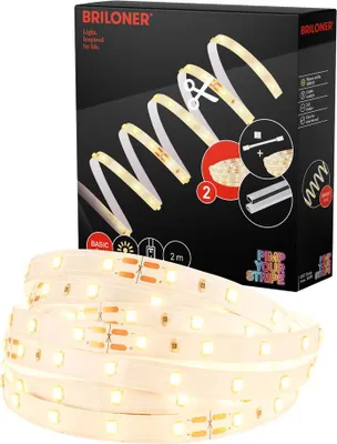 Obrázok produktu pre Štartovacia sada Pimp Your Stripe LED pásik 2 m, teplá biela, zapnuté/vypnuté