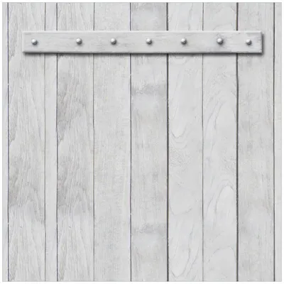 Produktbild von Wallario Möbeldesign / Aufkleber, geeignet für Ikea Lack Tisch - Graue Holztür in 55 x 55 cm
