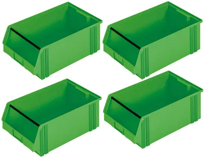 Productafbeelding van Set van 4 Kwaliteitsopbergdozen met Deksel