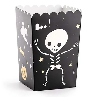 Produktbild von Tüte Popcorn Halloween Box 6Stk.