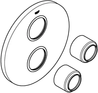 Produktbild von GROHE 47797000, Rund