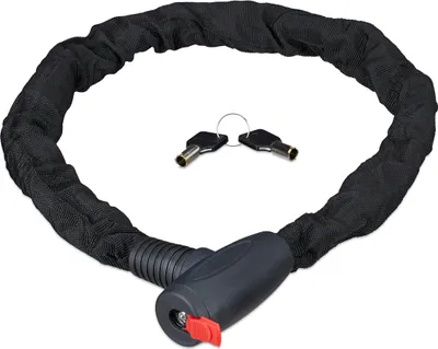 Produktbild von relaxdays Fahrradschloss SECURE schwarz 100,0 cm