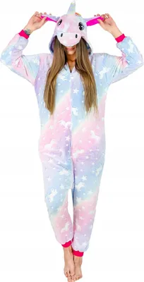Produktbild von Jumpsuit Onesie für Damen und Herren - Sanft Kuschelig Uni Pyjama - Warme Schlafanzug - Kostüm Karneval - Karnevalskostüm - XL - Hellblau