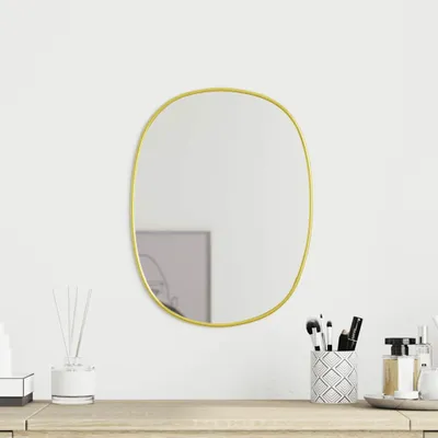 Produktbild von vidaXL Wandspiegel Golden 40x30 cm