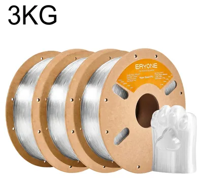 Obrázok produktu pre TPU vlákno pre 3D tlač – Vysokorýchlostné TPU – Rýchla tlač – Flexibilné a mäkké – Cievka 3 kg – Priehľadné