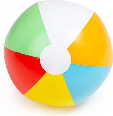 Produktbild von Wasserball Aufblasbar Sommer Schwimmball Ideal für Spaß am Strand und Wasser 40 cm Bunt