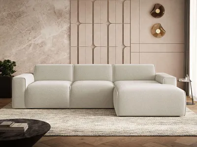 Produktbild von GrainGold Ecksofa L-Form Rechts Lavia - Moderne Ecksofa, Wohnzimmer Ecksofa - Eckcouch Beige (Quelle 05)