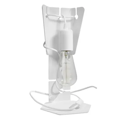 Image de Lampe de table ARBY blanc 1xE27 15W acier 31x15x15cm Sollux Lighting