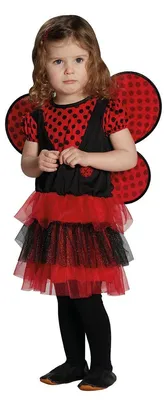 Produktbild von Marienkäfer-Kleid mit Flügeln, Größe:128