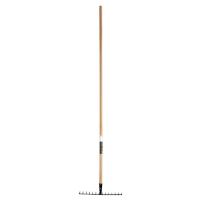 Obrázek produktu pro FISKARS Hrábě na listí s 12 hroty Zahradní hrábě na pevnou půdu