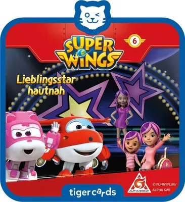 Produktbild von tigercard - Super Wings - 6 - Lieblingsstar hautnah