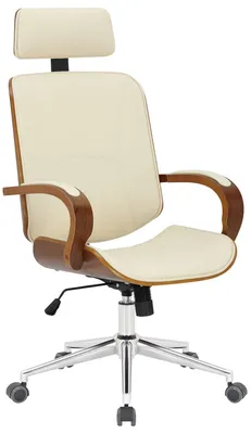Immagine prodotto di Sedia da ufficio Dayton noce/crema